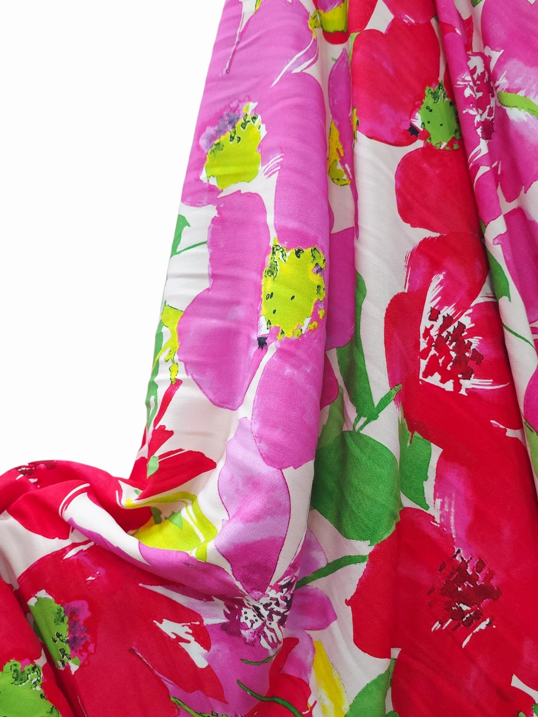 Vascoza cu Bumbac Imprimata Fuchsia Splash