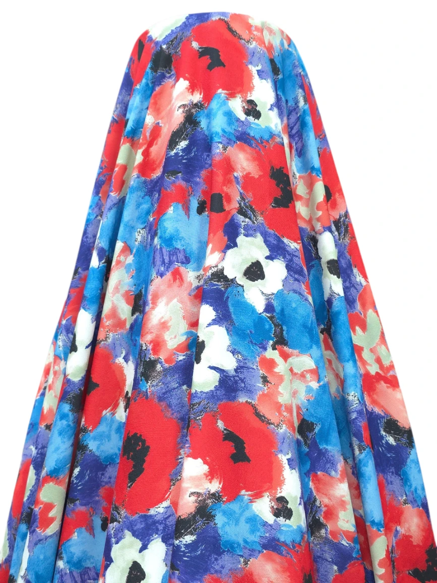 Vascoza imprimata Electric Poppy