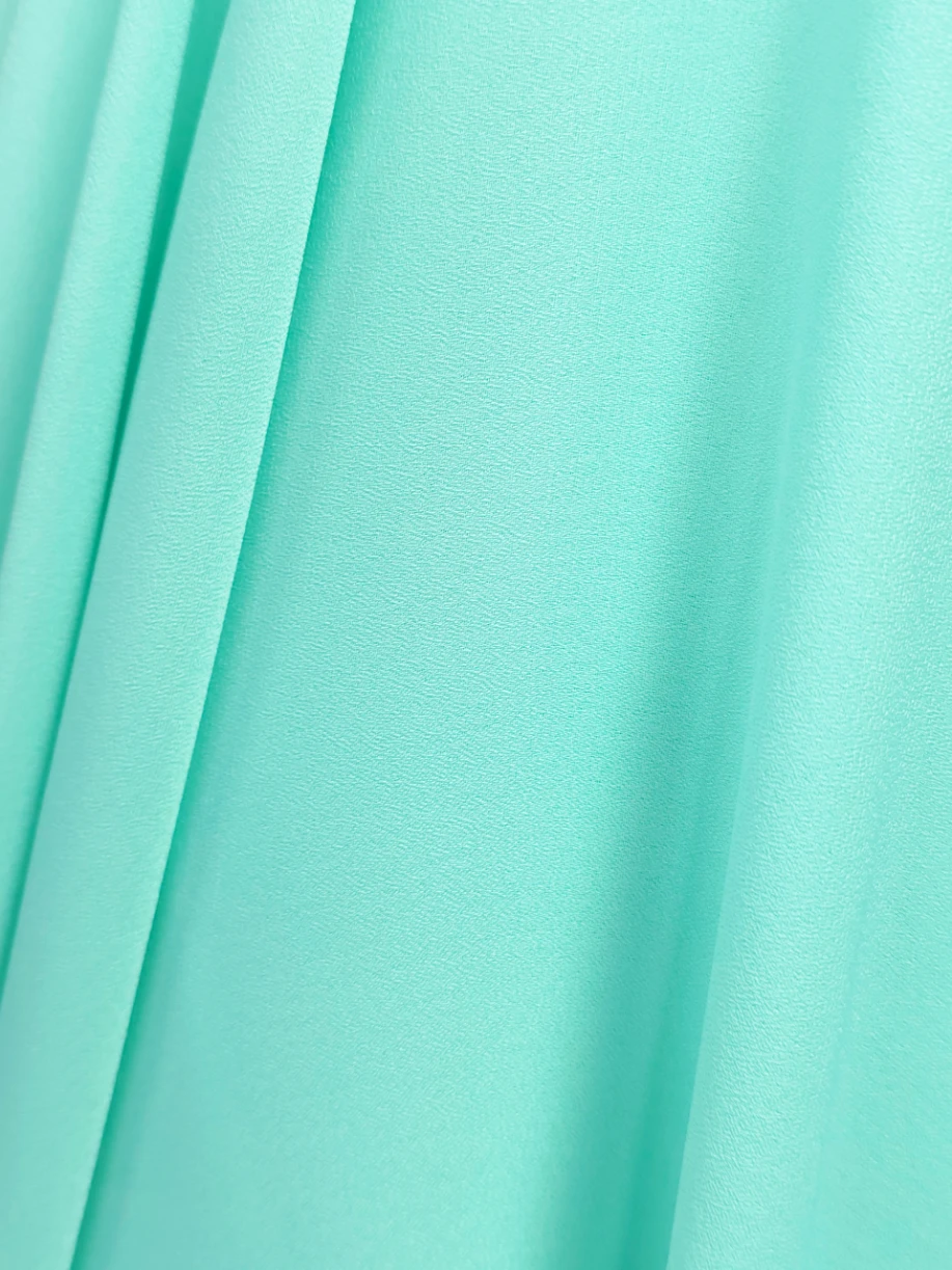 Voal georgette verde menta Mint Breeze